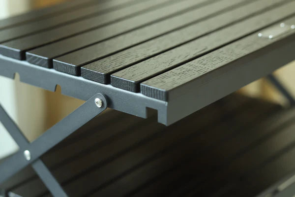 ANOBA アノバ BLACK EDITION ウッドラック2段 – 旅とアウトドア KY-TON