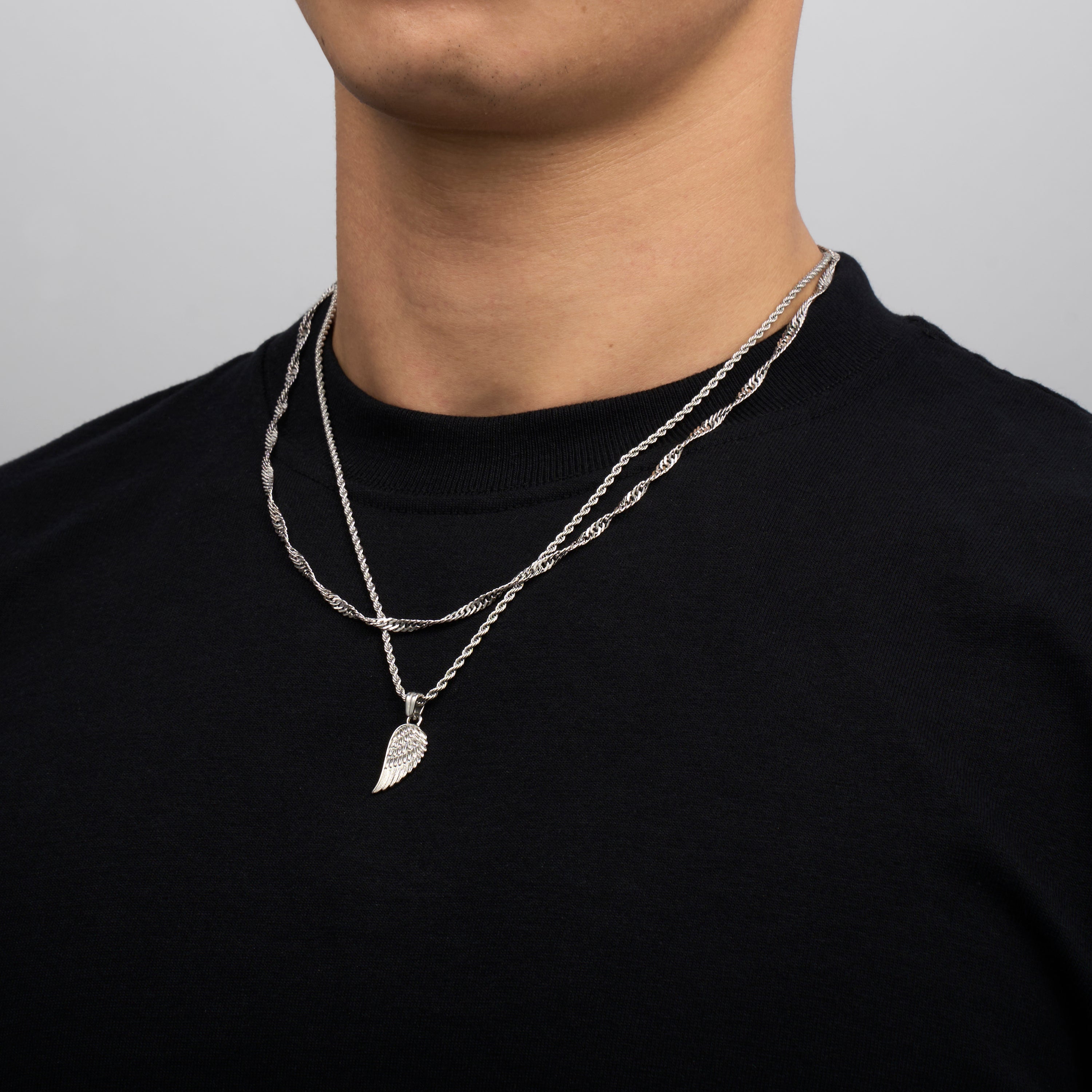 Pendant × Chain (Silver) – KY9 JM