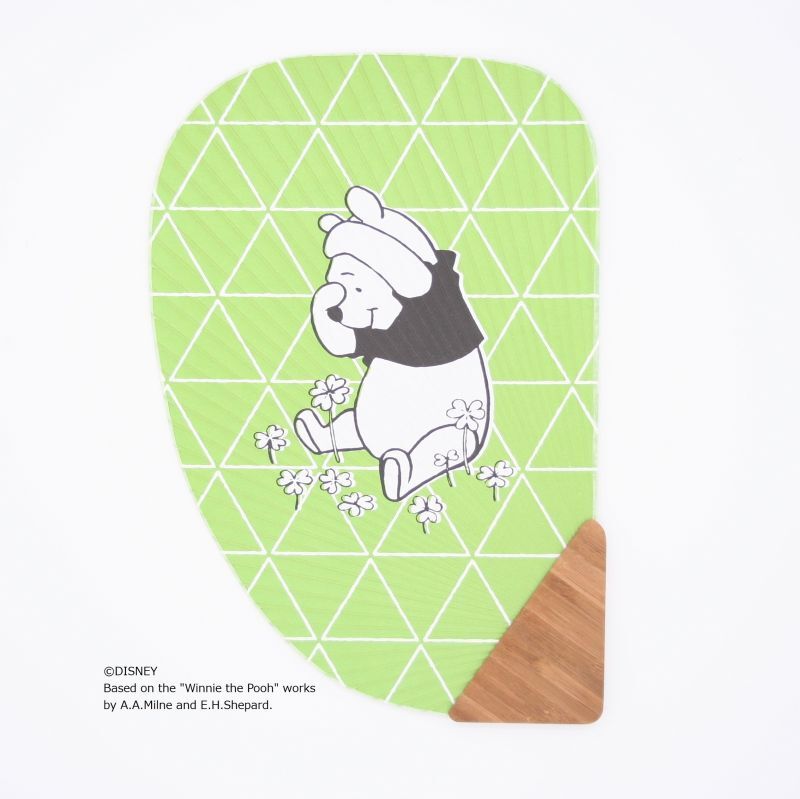 くまのプーさん〉デザイン - 京うちわ 阿以波