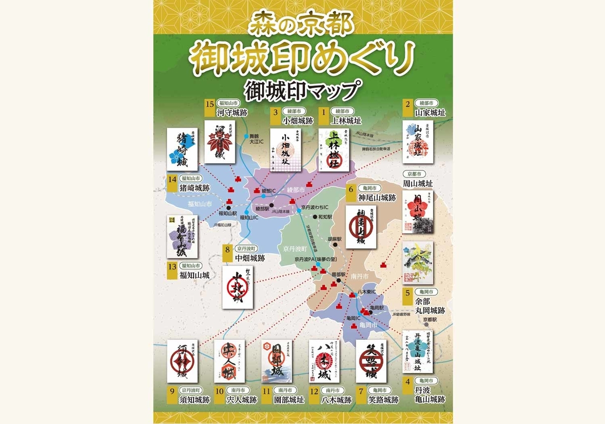 いくつ集められる？京都府のお城×御城印全19種 - KYOTO SIDE(キョウト