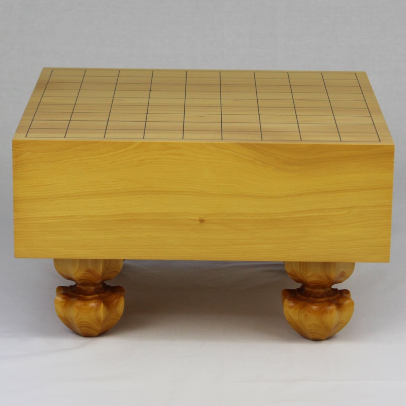 日本産】本榧脚付将棋盤 4寸板目 23Z261