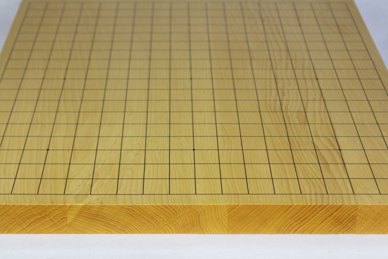 本榧卓上碁盤 1寸杢（ハギ）23Z152