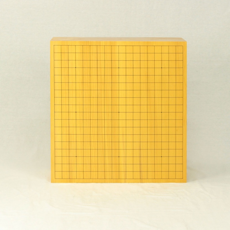 日本産】本榧脚付碁盤 5.9寸四方柾 20Z251