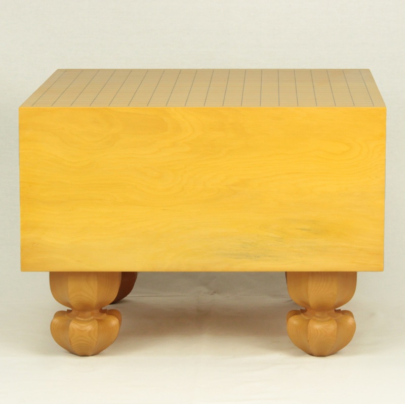 日向産】本榧脚付碁盤 7寸柾目 17Z053