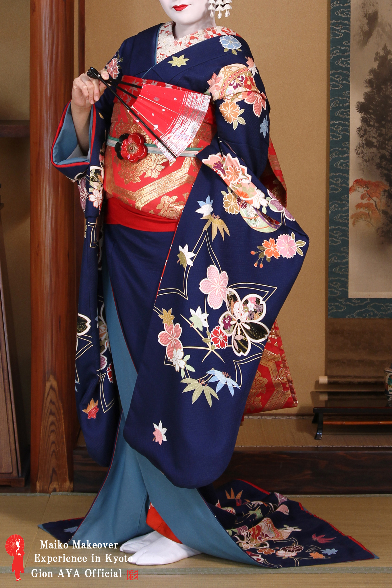 秋舞妓体験処 ぎをん 彩の人気お着物ご紹介～これからの季節の舞妓体験