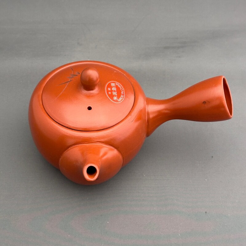 呉竹 平網 朱泥急須｜茶器・煎茶道具｜京なごみオンラインショップ