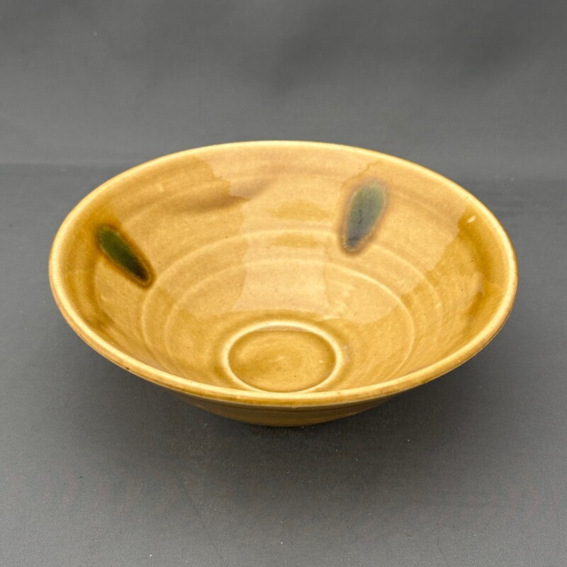 瀬戸焼黄瀬戸平茶碗｜抹茶道具｜京なごみオンラインショップ