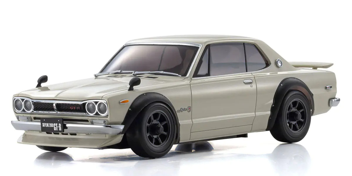 MINI-Z AWD NISSAN SKYLINE 2000GT-R (KPGC10) Tuned Ver. White
