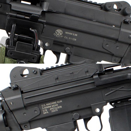 L.A.ホビーショップ / 電動ガン M249 PARA BK 【スポーツライン/FN刻印