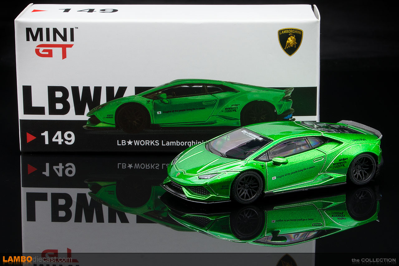 The 1/64 Lamborghini Huracan LB-Works from Mini GT TSM, a review