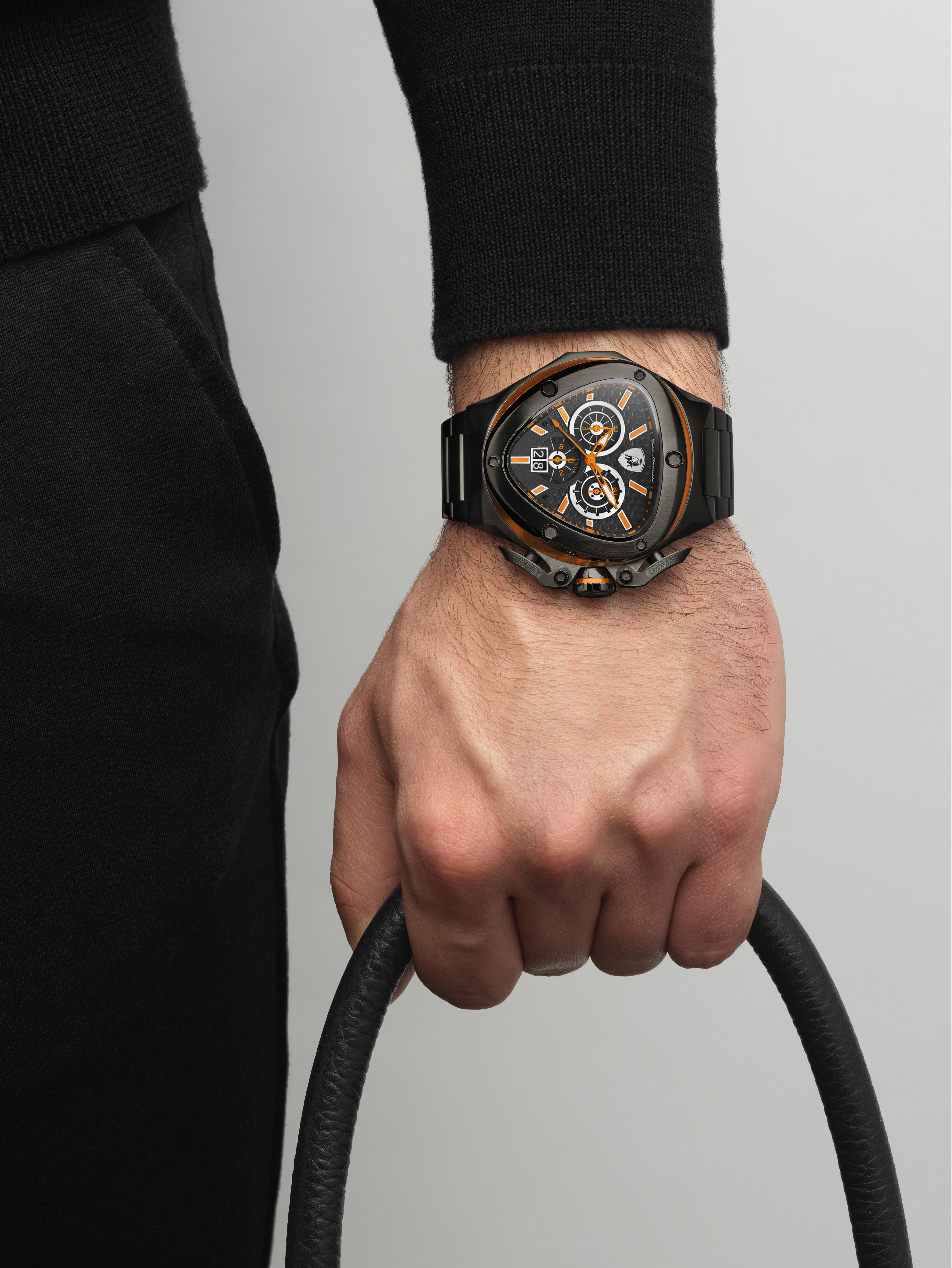 Spyder X Black / Orange – TONINO LAMBORGHINI