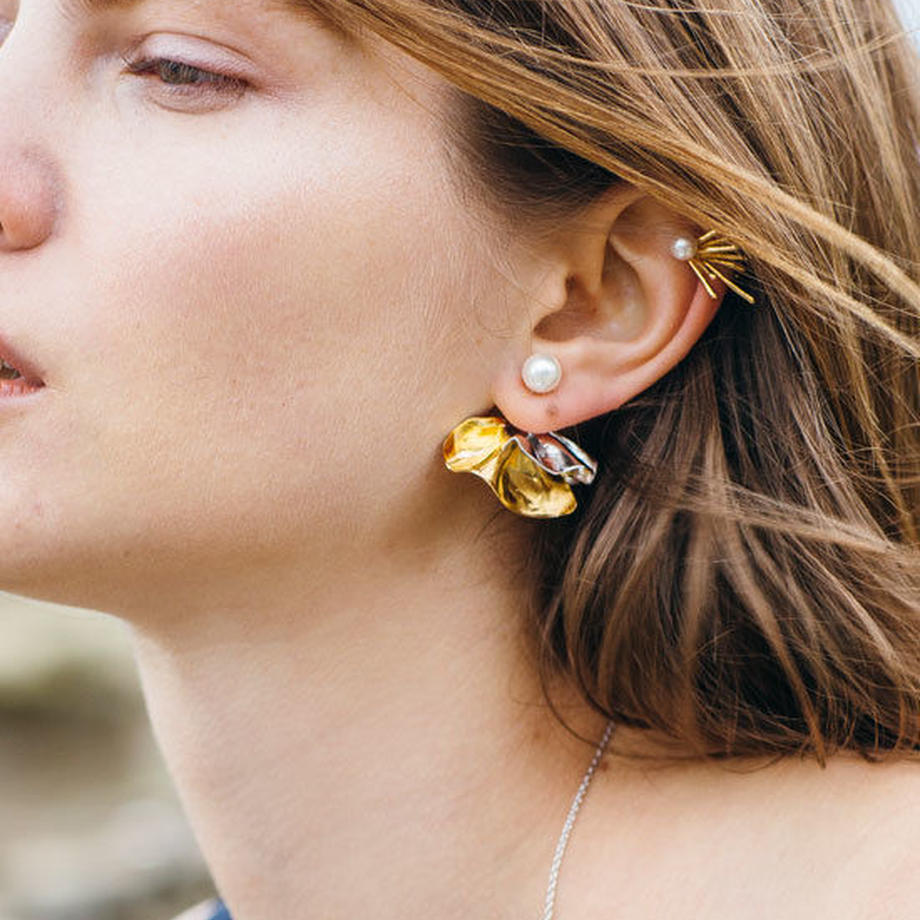 Raffle (M) ピアス MIX (GD×SV ) | Lamie (ラミエ) Jewelry Accessory