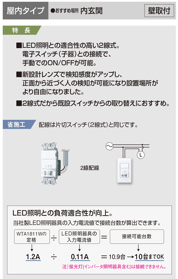 WTA1811WK || アドバンスシリーズ 配線器具 Panasonic [壁取付]かって
