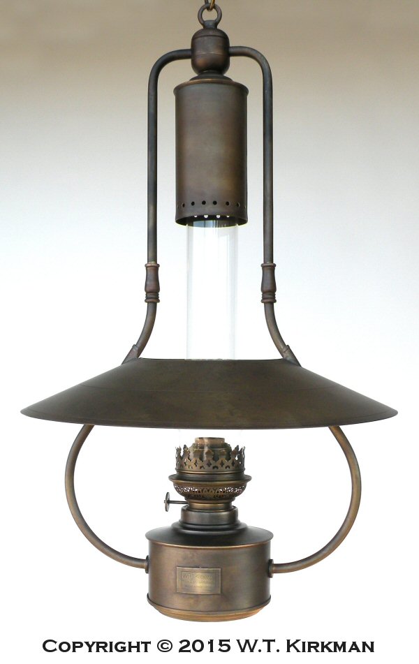 W.T. Kirkman #20 Matador Hanging Lamp for Damp Location — The