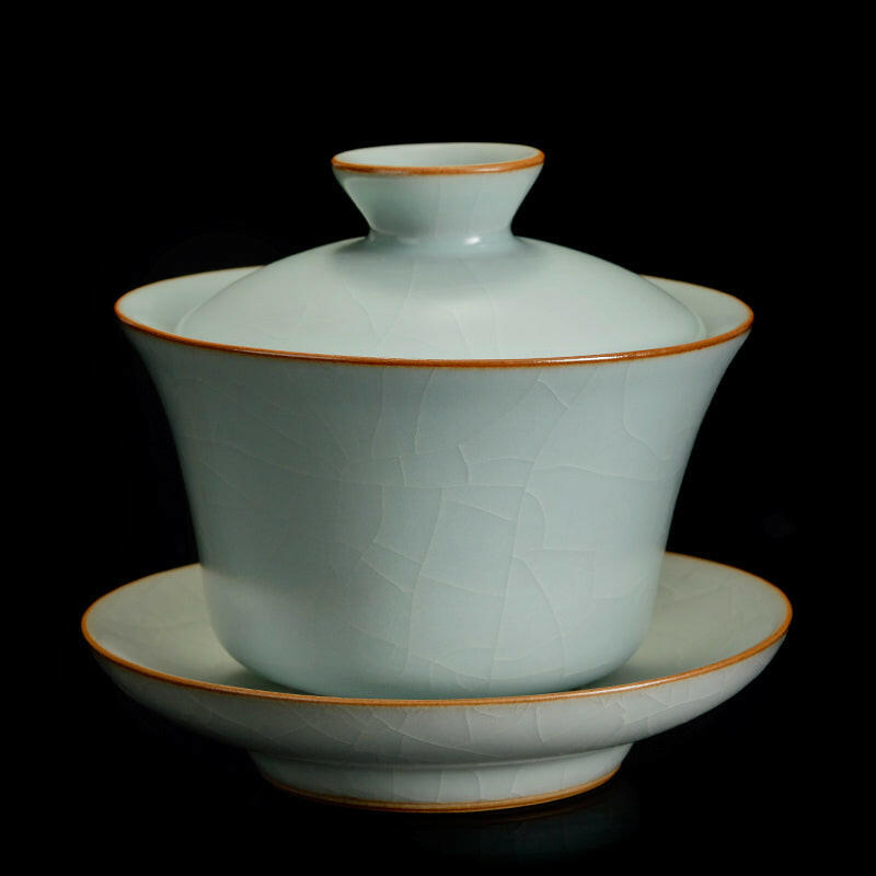 台灣豐子汝窯茶具蓋碗茶器-天青禪定150cc – 嵐雲茶業