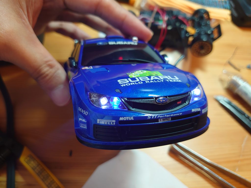 Mini-Z】インプレッサにLED電飾を自作してみようと思うけど、準備と