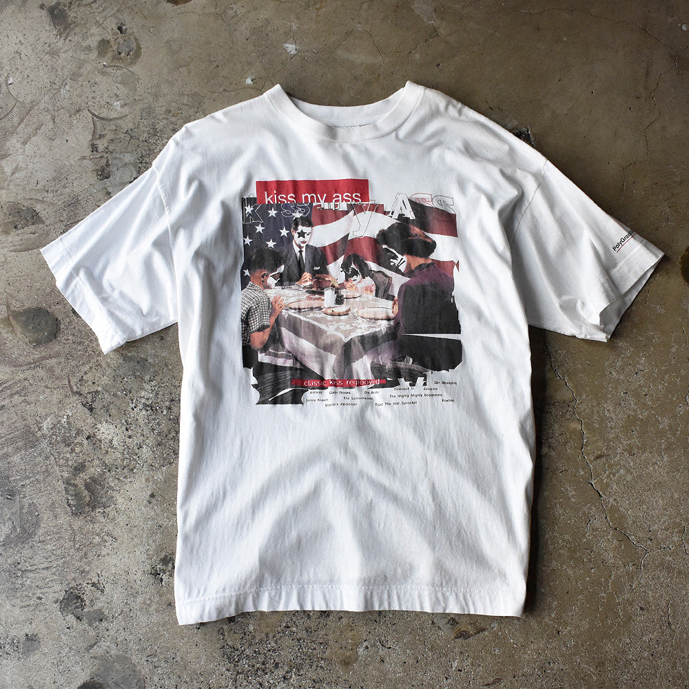 90's Kiss “Kiss My Ass: Classic Kiss Regrooved“ ロック Tシャツ