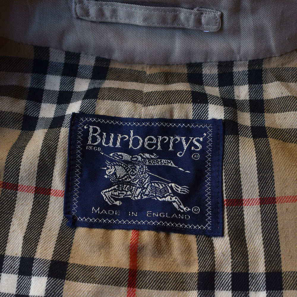 80's Burberry バーバリーチェック ライナー付き バルマカーンコート