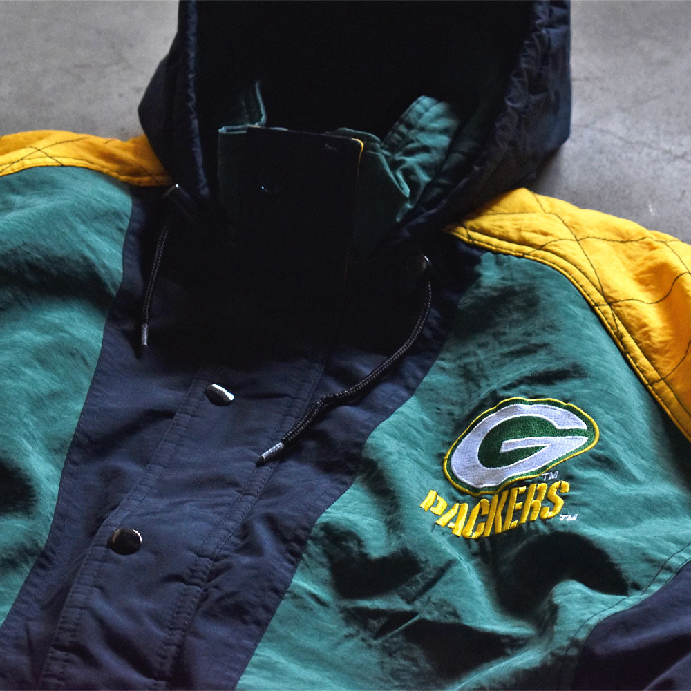 90-00's STARTER “NFL Green Bay Packers” 中綿入り ナイロン