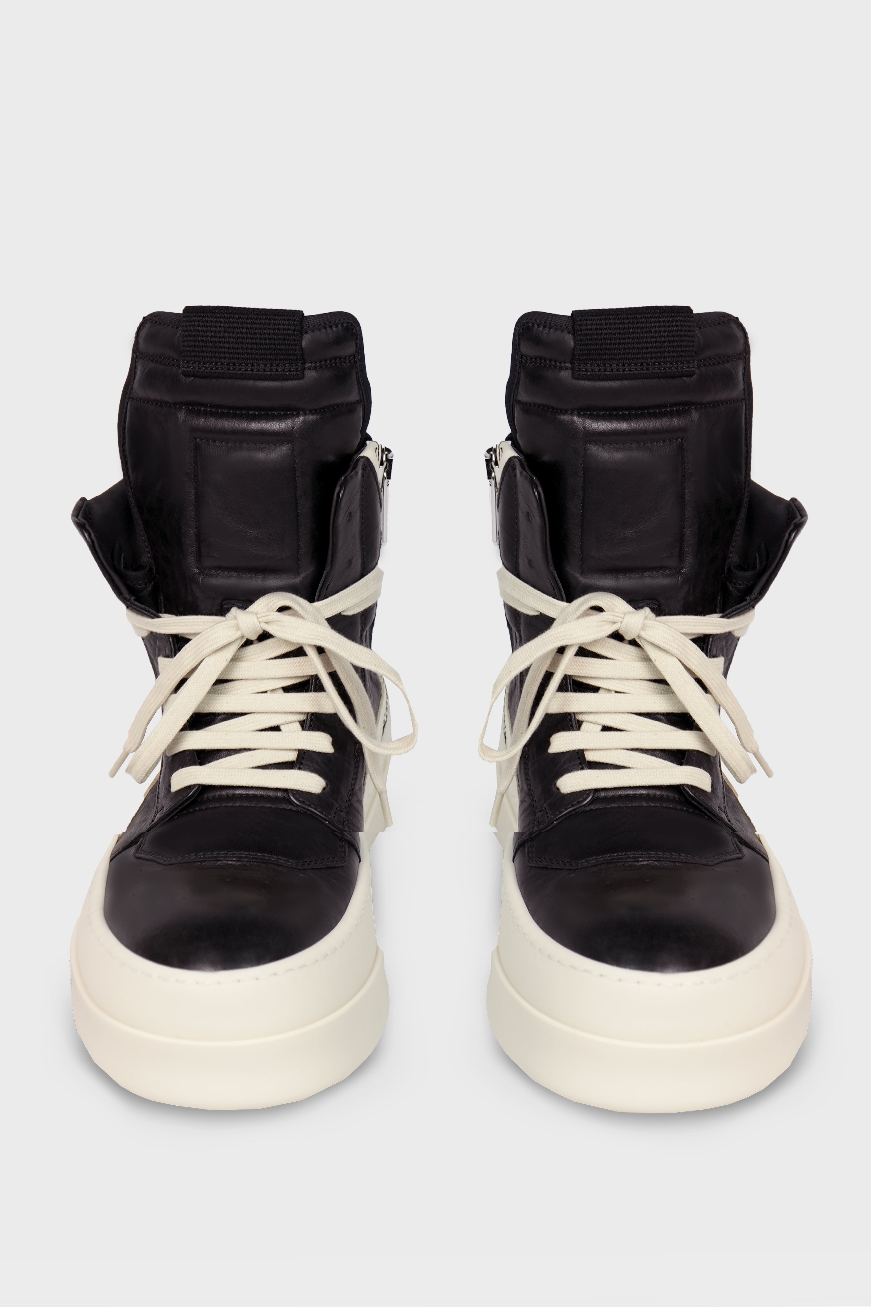 RICK OWENS - MEGA BUMPER GEOBASKET BLACK/MILK/MILK – LABSTORE WORLD