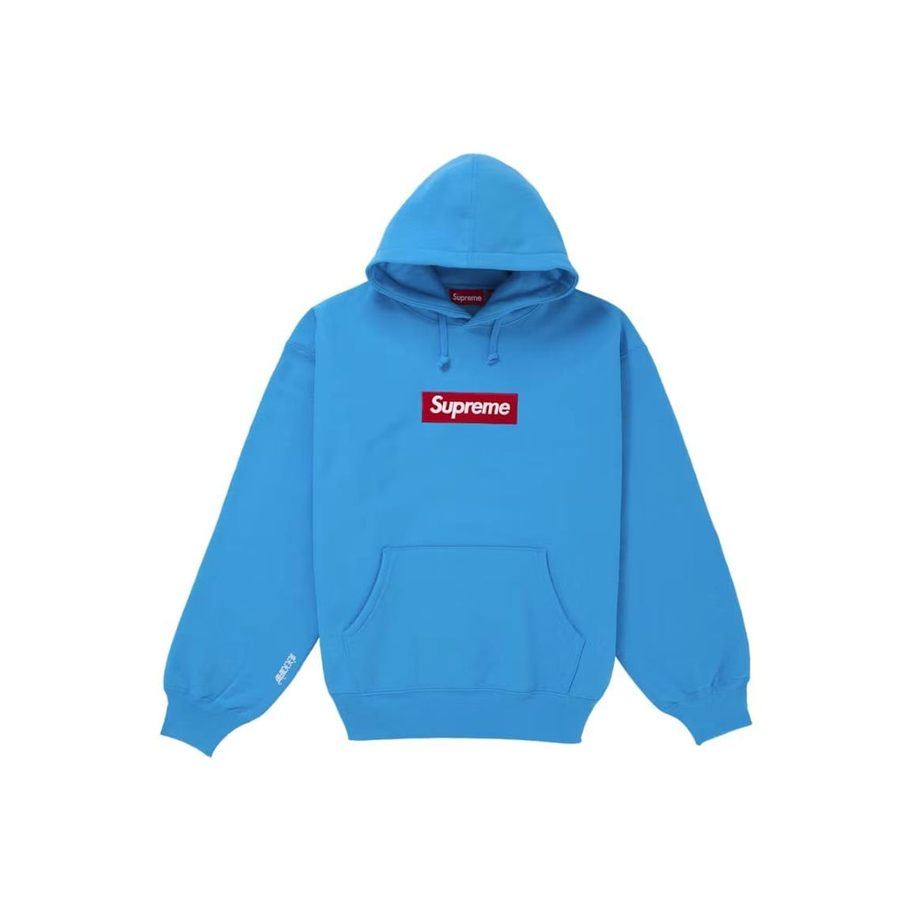 Supreme Box Logo Hooded Sweatshirt Sweatshirt (FW24) Navy – LacedUp