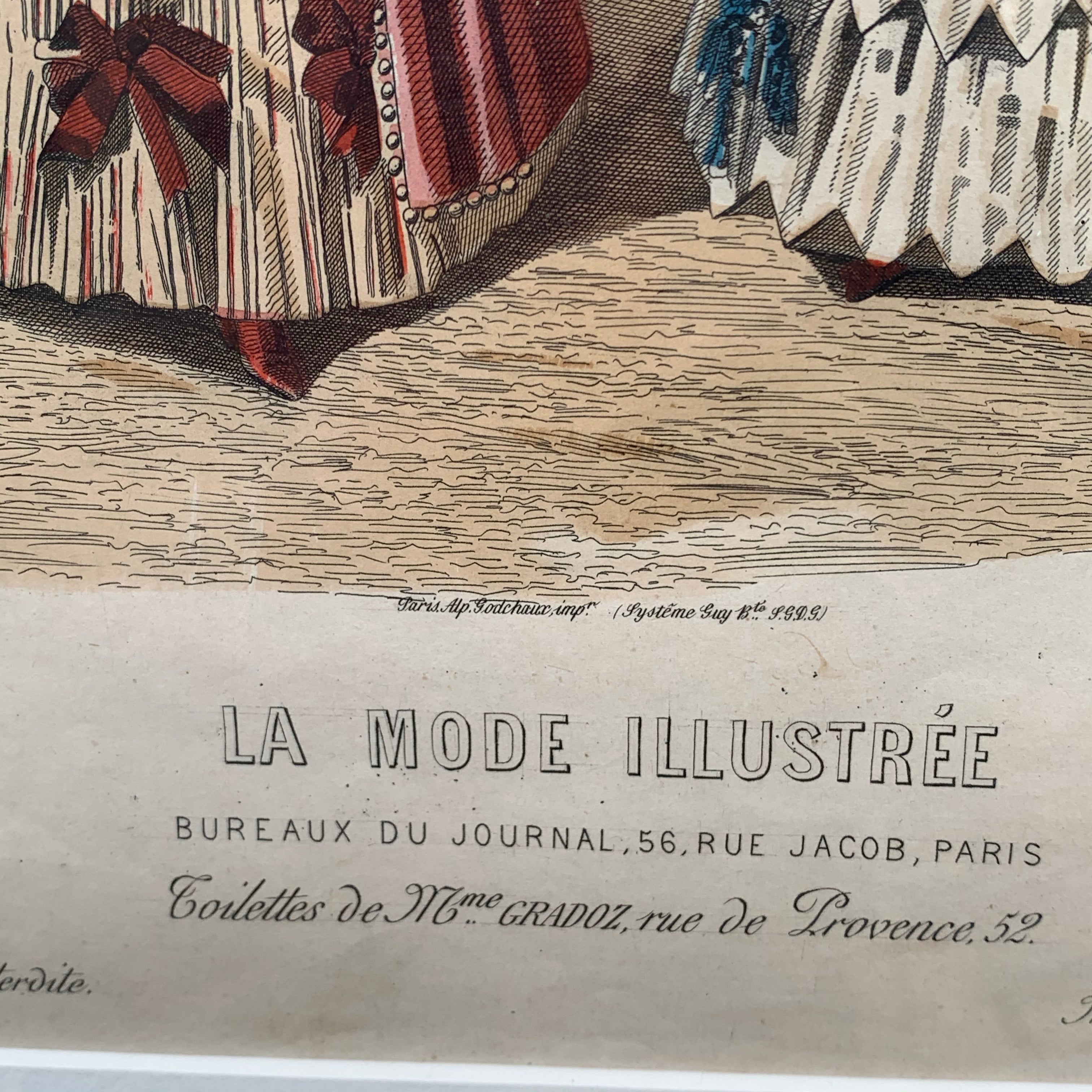 Antique 1886 La Mode Illustree French Fashion Print – Lady Slippers