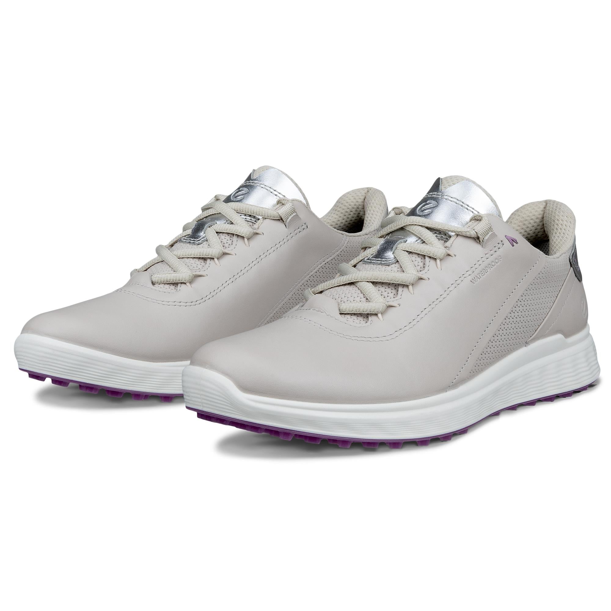 Ecco S-Casual Ladies Golf Shoes Gravel/Silver Metalic