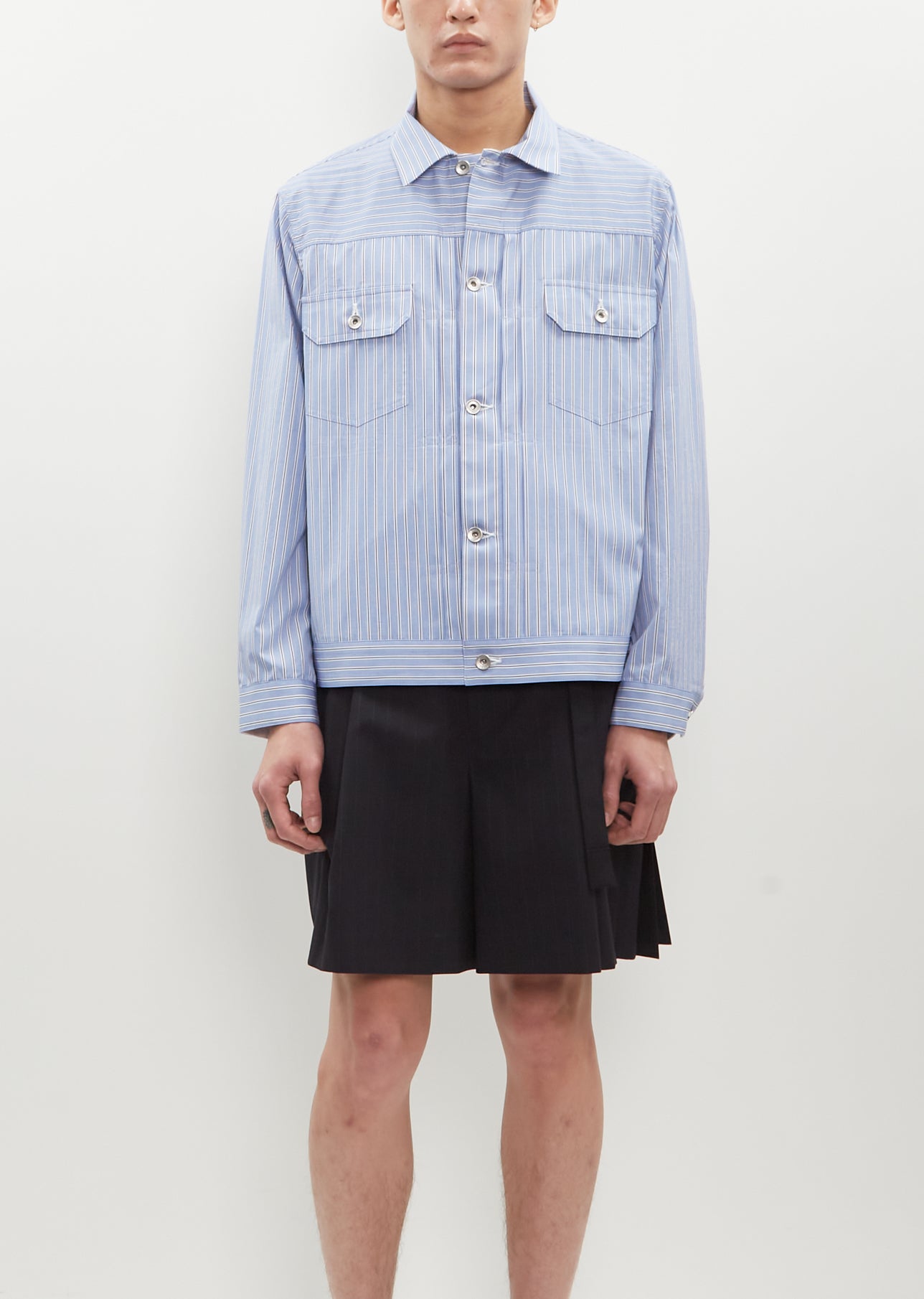 Thomas Mason Cotton Poplin Blouson – La Garçonne