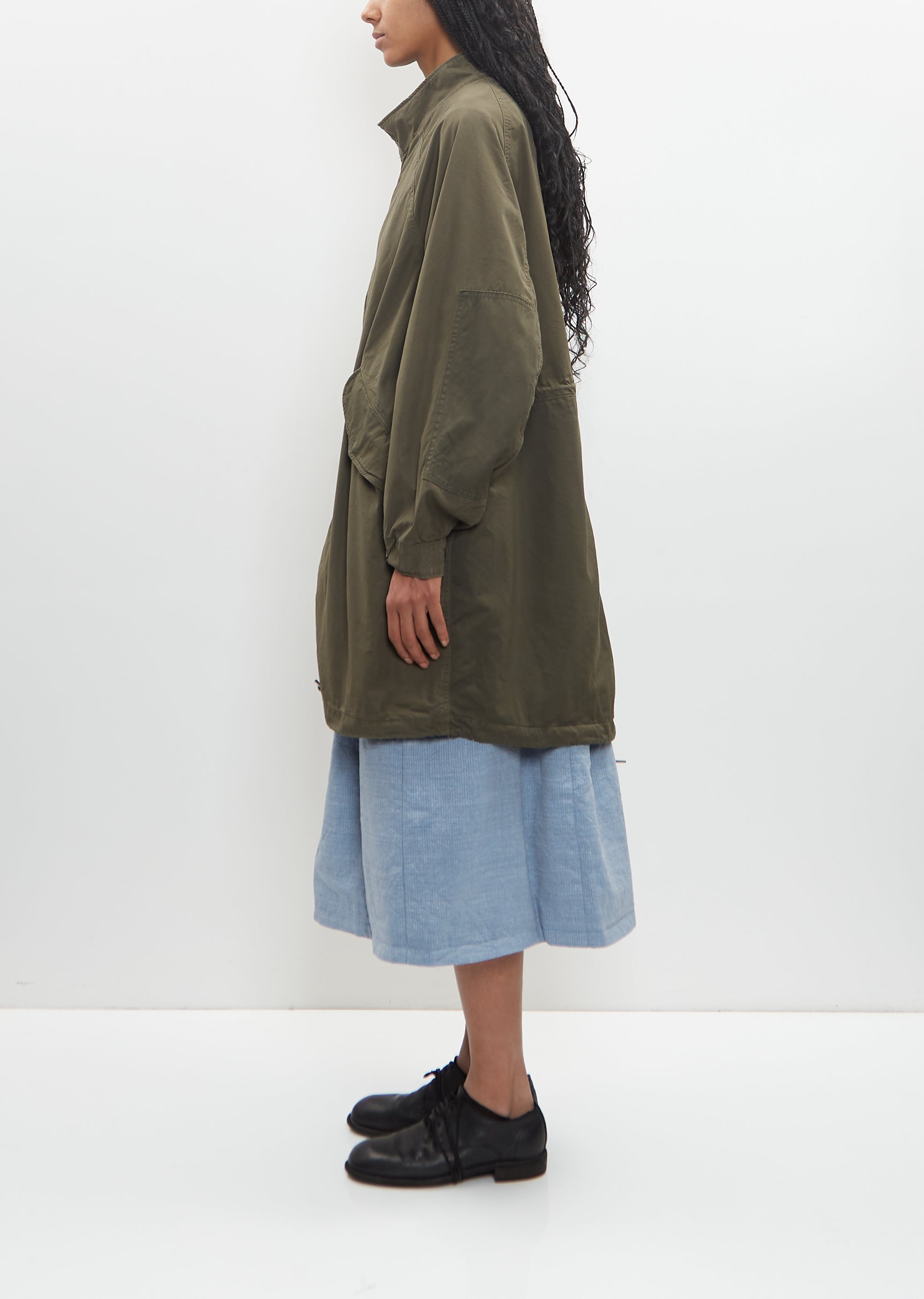 Cotton Nylon Six-Five Fishtail Parka – La Garçonne