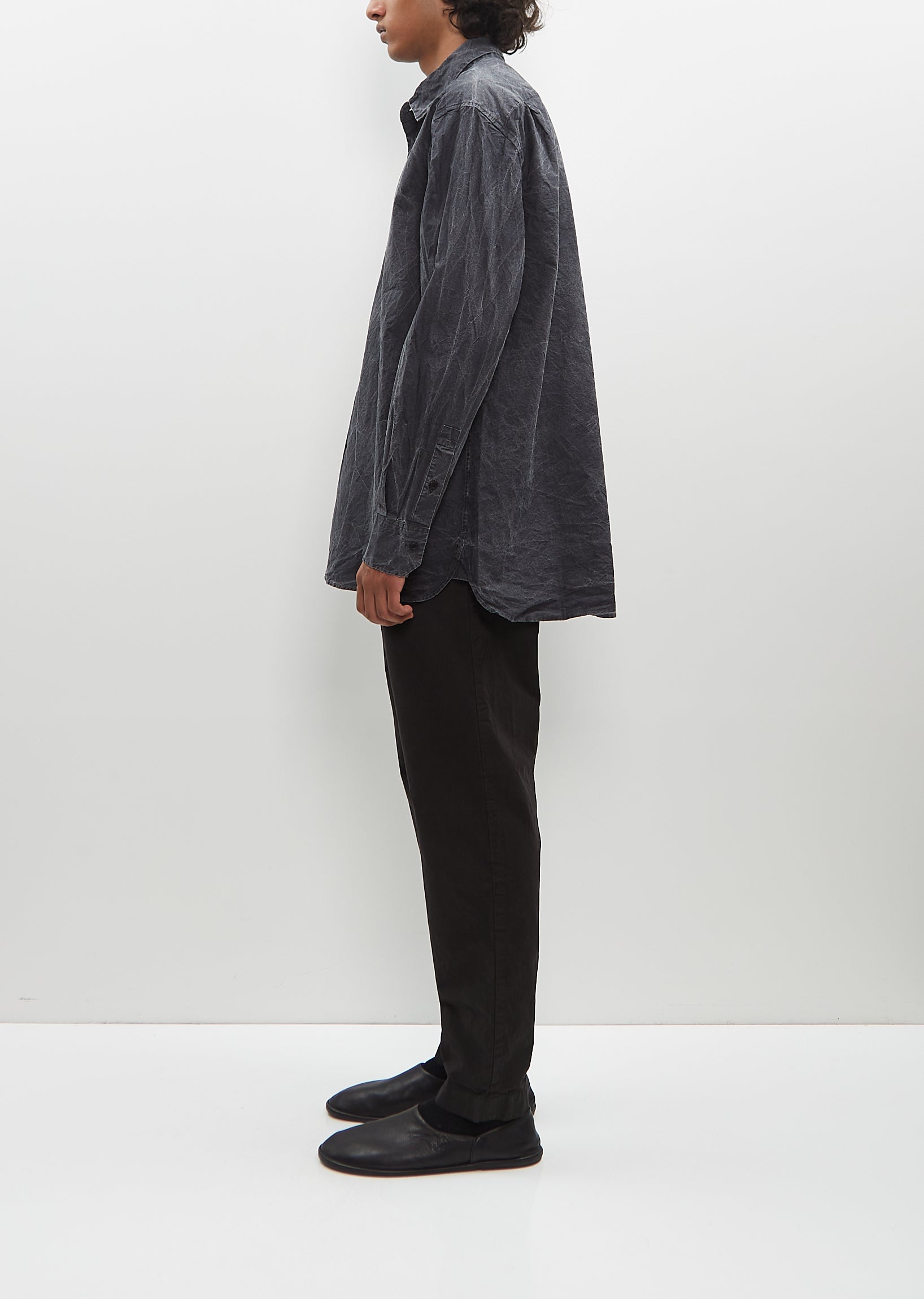 Print Big Raccourcie Shirt – La Garçonne