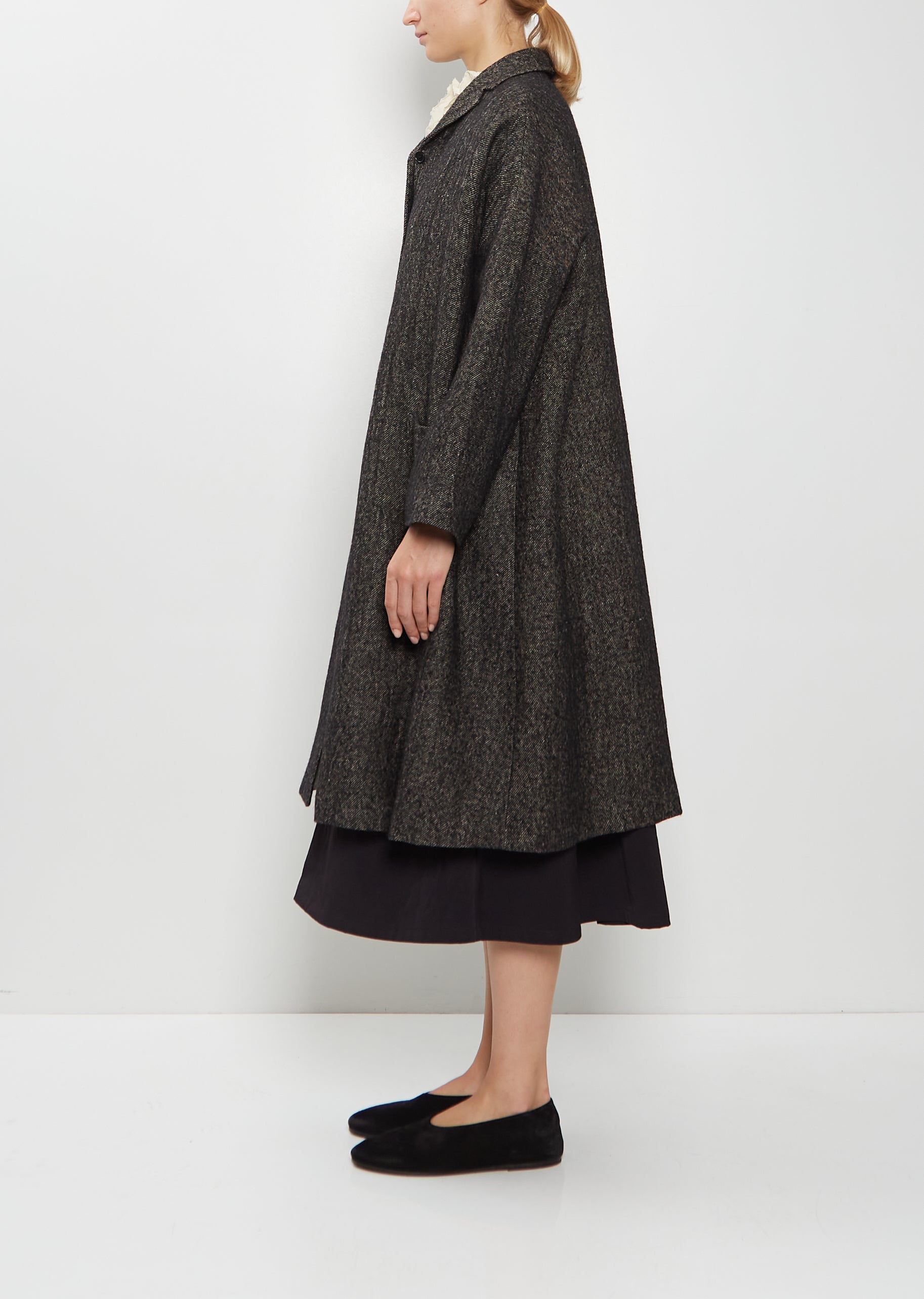 Hemp Wool Long Coat – La Garçonne