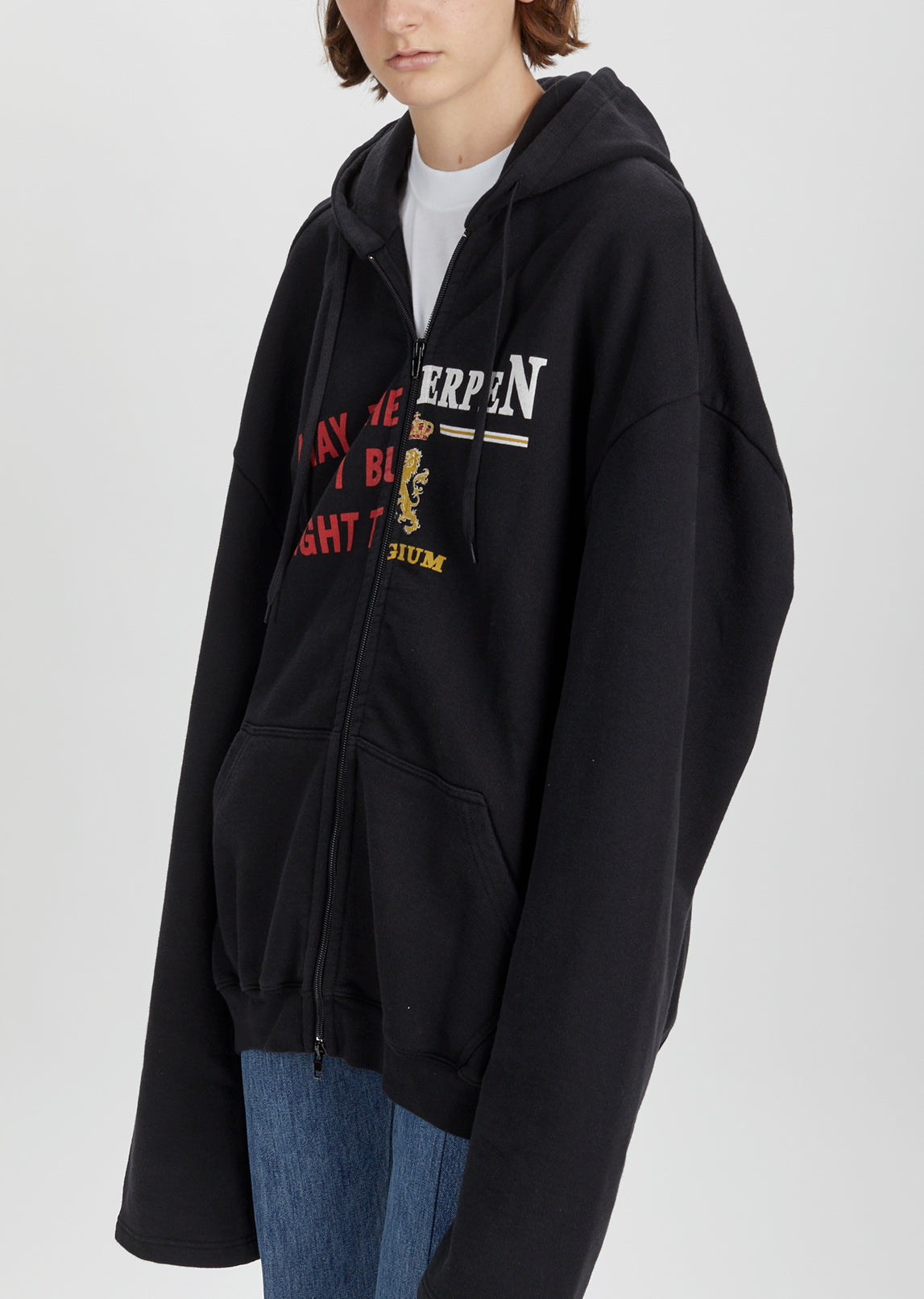 Heavy Molton Zipped Hoodie by Vetements - La Garçonne