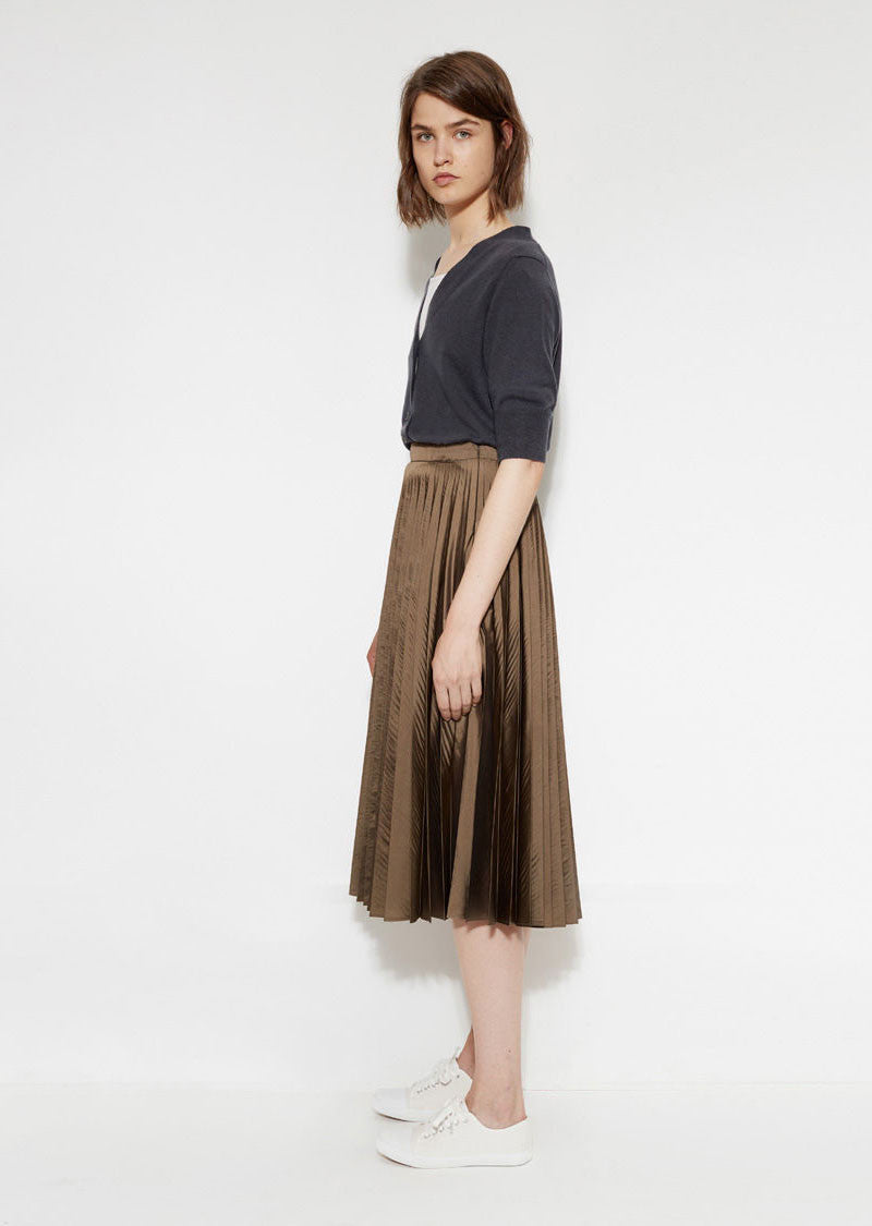 MARGARET HOWELL / accordion pleats skirt