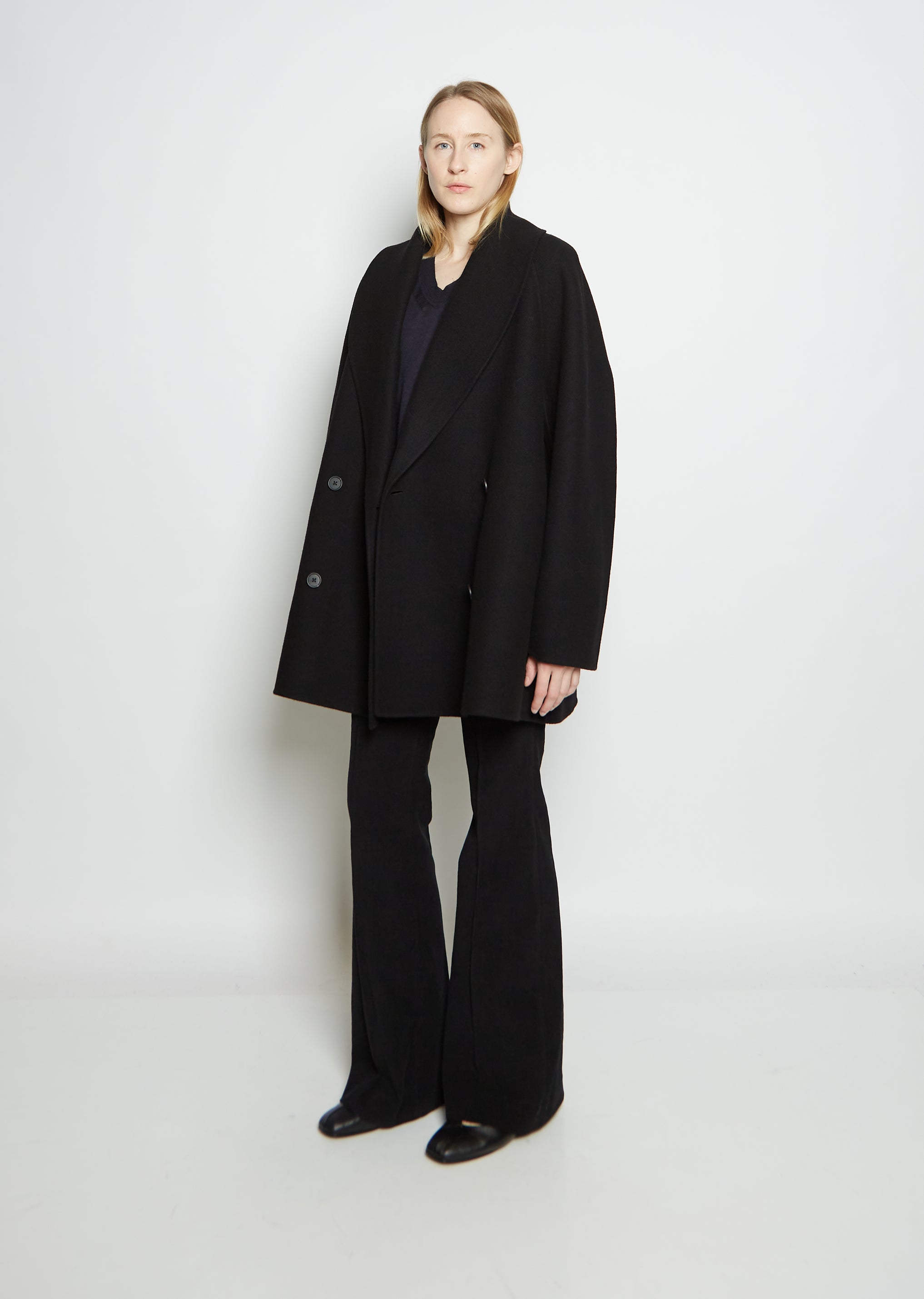 Wool Cashmere Polli Jacket — Black – La Garçonne