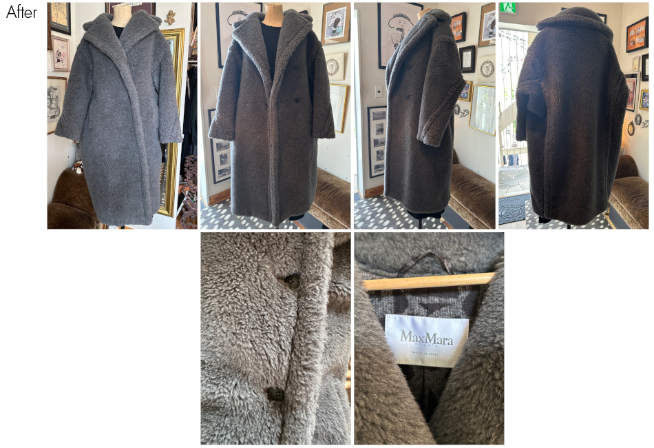 MaxMara（マックスマーラ）コート お直し・リメイク │ お直しメニュー