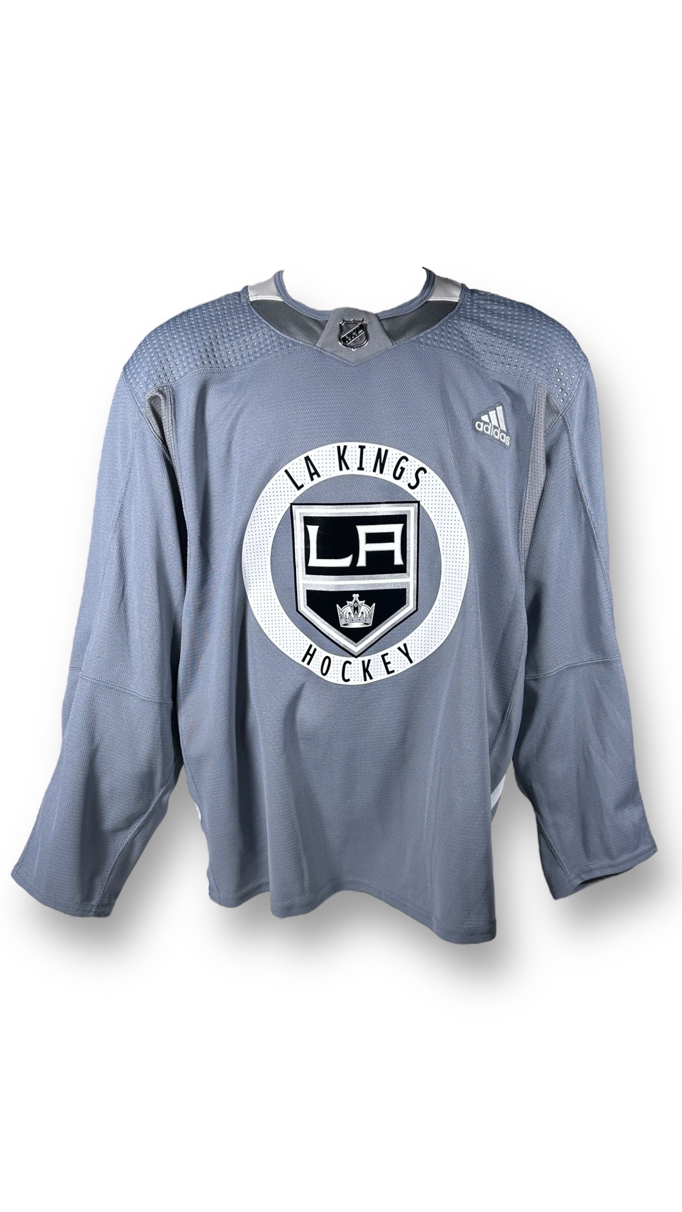 Adidas Primegreen Silver Training Camp Jerseys – Lakingsgameused