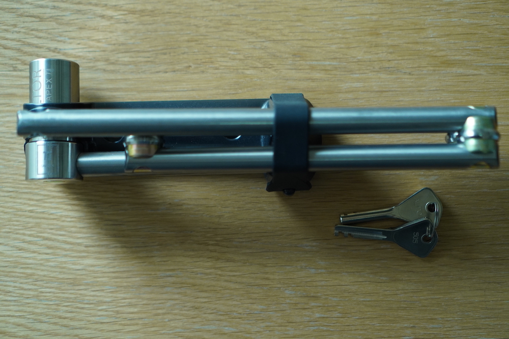 最強の軽量チタン自転車鍵「APEX Ti」レビュー