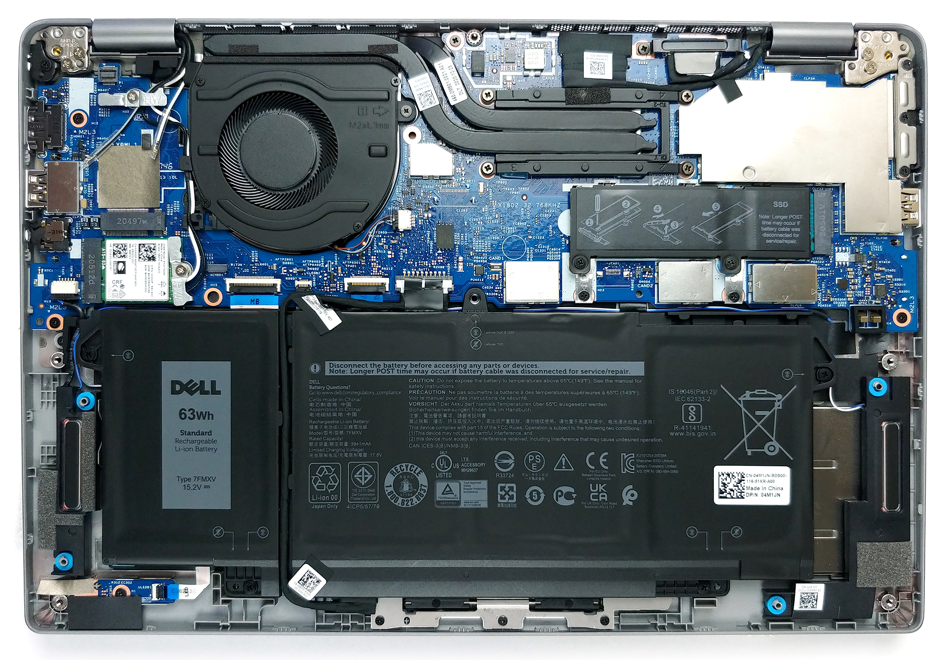 Inside Dell Latitude 13 5320 - disassembly and upgrade options