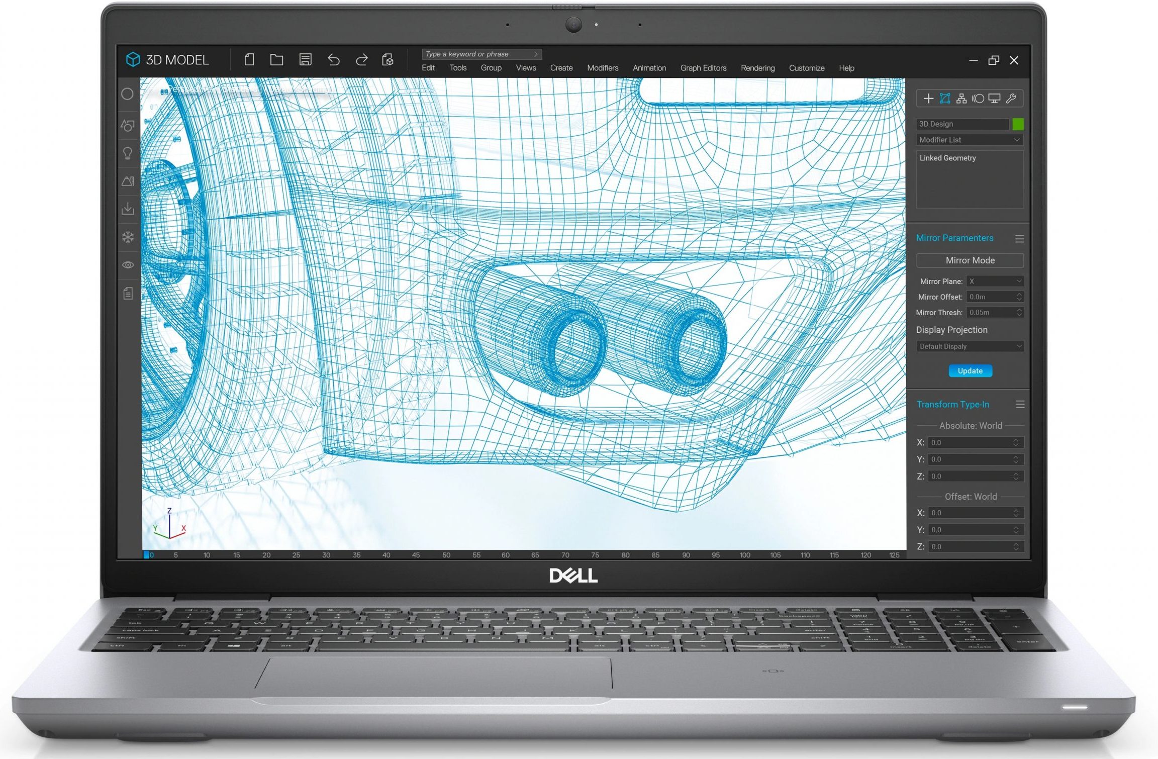 Dell Precision 3561 - Xeon W-11855M · NVIDIA T1200 · 15.6”, Full