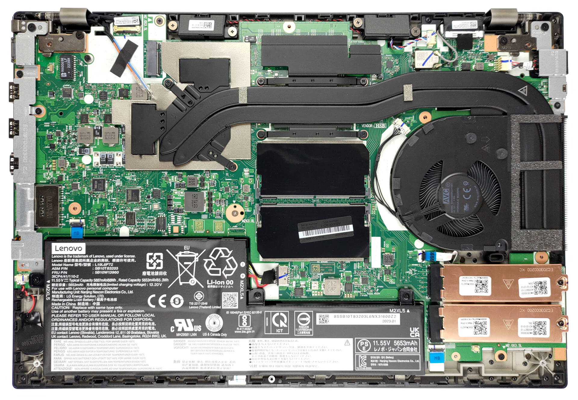 How to open Lenovo ThinkPad P15v Gen 3 - disassembly and upgrade