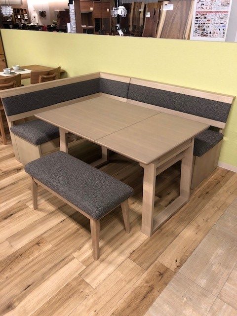 伸長式ダイニングテーブルセットをご紹介致します！ | LAPIAS万代家具