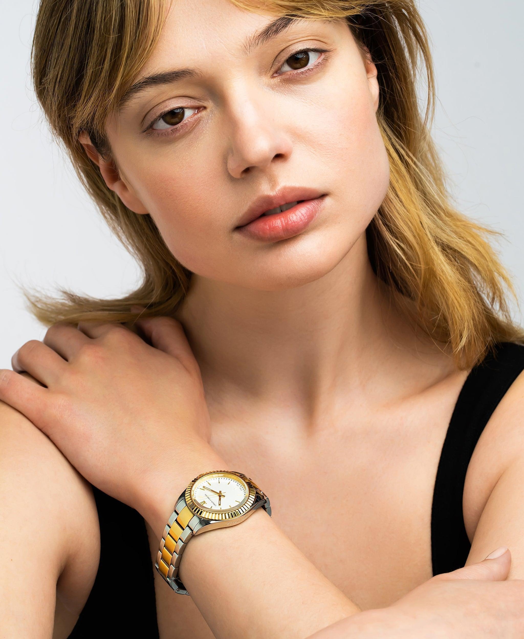 Jade Mixed Gold White 36mm – Larsson & Jennings | Official Store