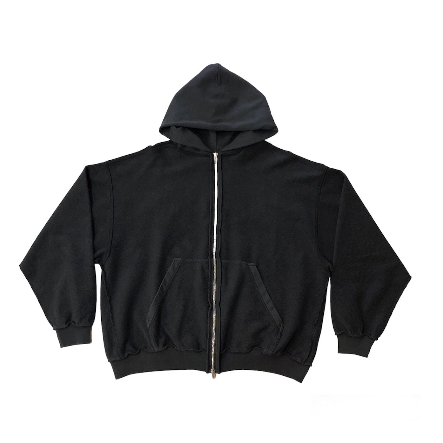 BALENCIAGA - ジップアップ HOODIE ミディアムフィット/ ブラック