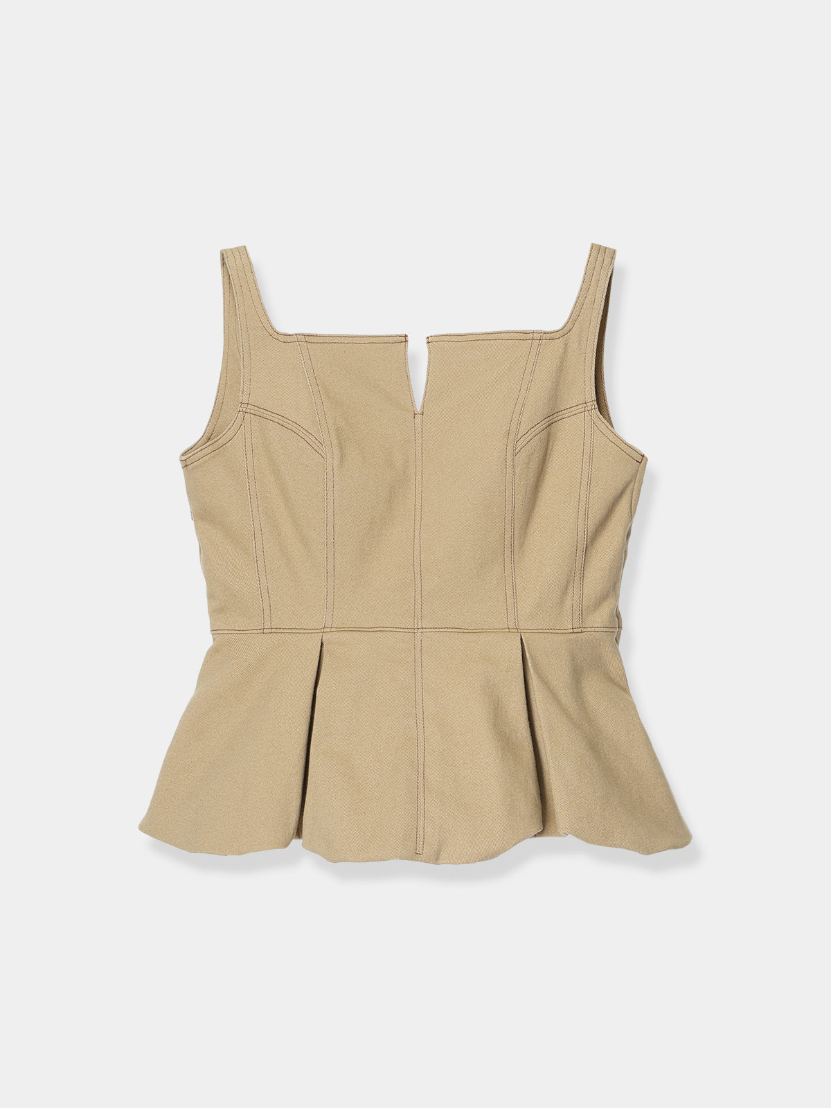 Sculpted Peplum Balloon Top – L'AUBE BLANC