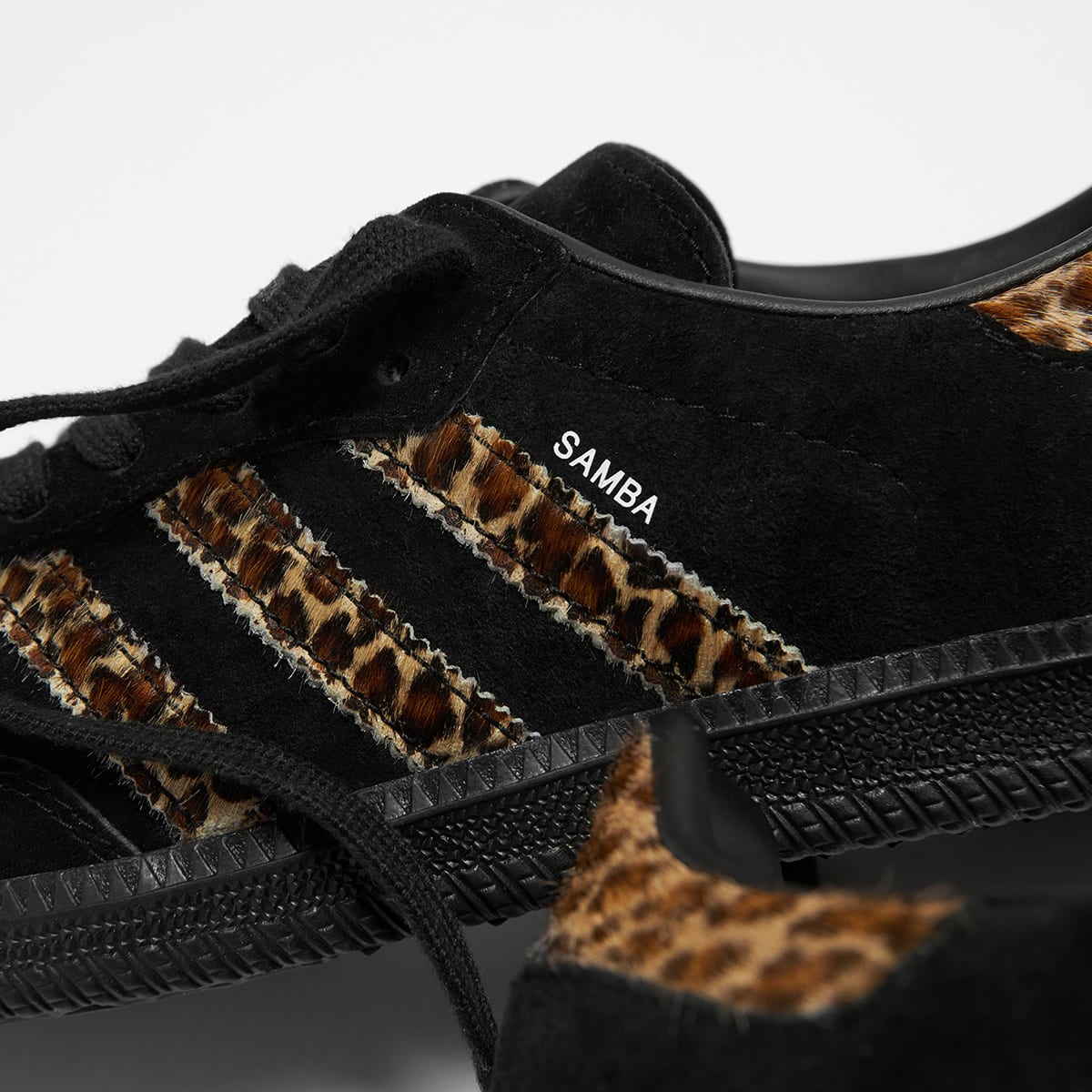 END. x Adidas x Neighborhood Samba (Black & Leopard) | END. Launches
