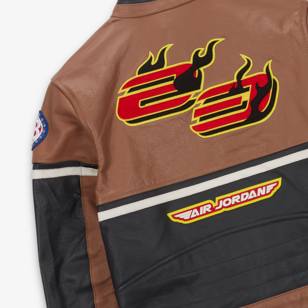 Air Jordan x Travis Scott Moto Jacket (Archaeo Brown, Smoke Grey