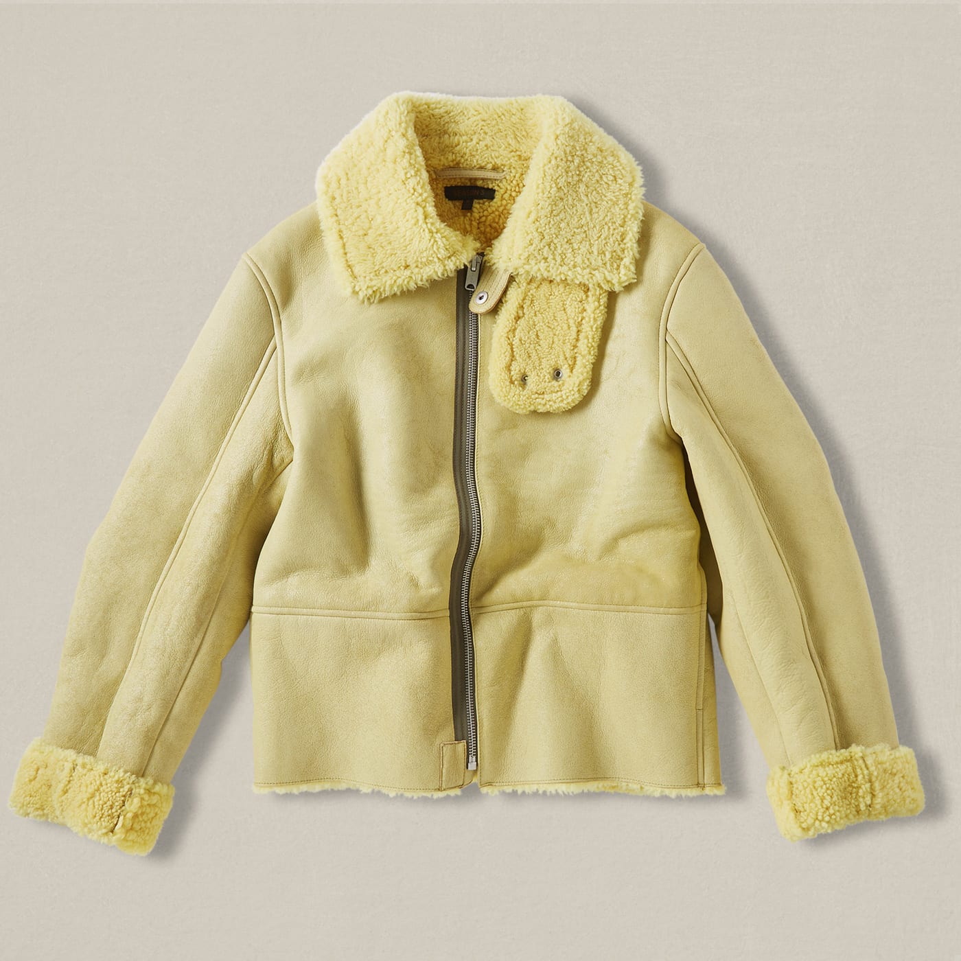 Yeezy Season 3 Shearling Flight Jacket (God Sun) | END. Launches