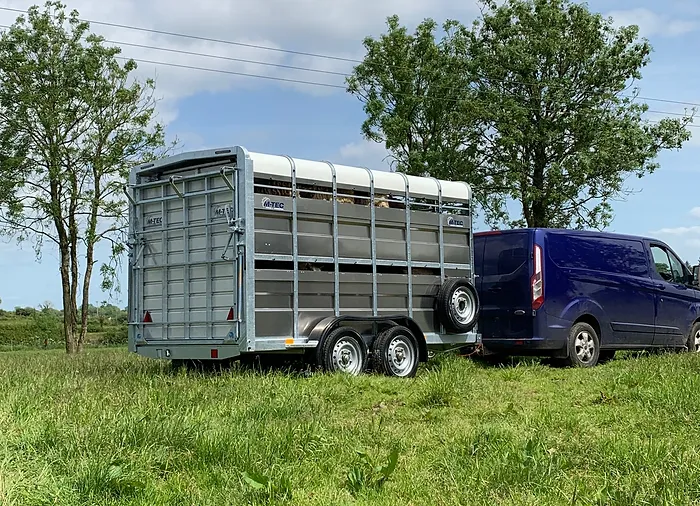 M-TEC Sheep Trailer with Decks (12ft or 14ft ) - Lawn Factors