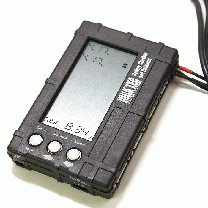 リポバッテリー専用充電器&チェッカー&セーフティバッグ 必需品3点