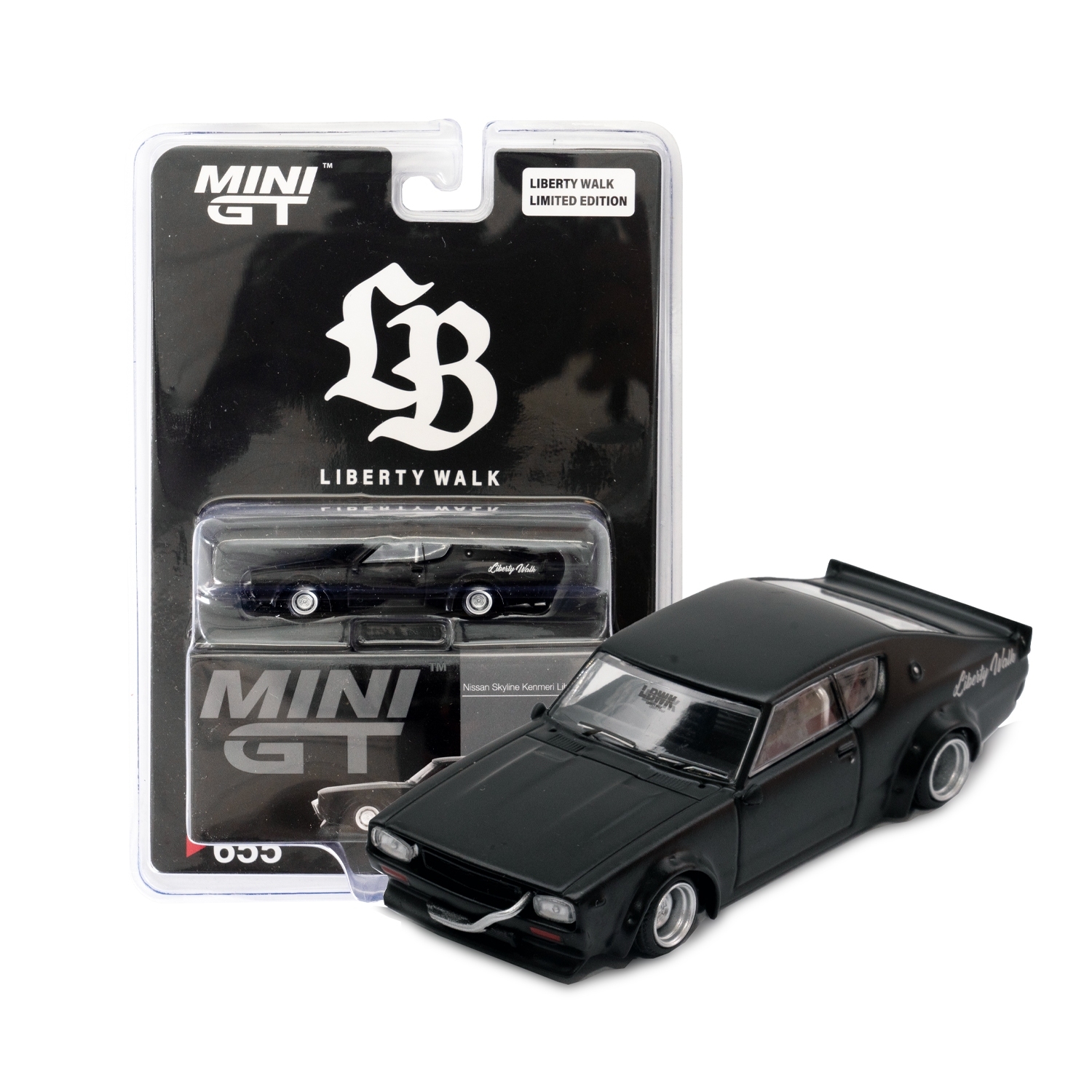 1/64 MINI-GT Liberty Walk Kenmeri Matt Black - LB-ONLINE STORE